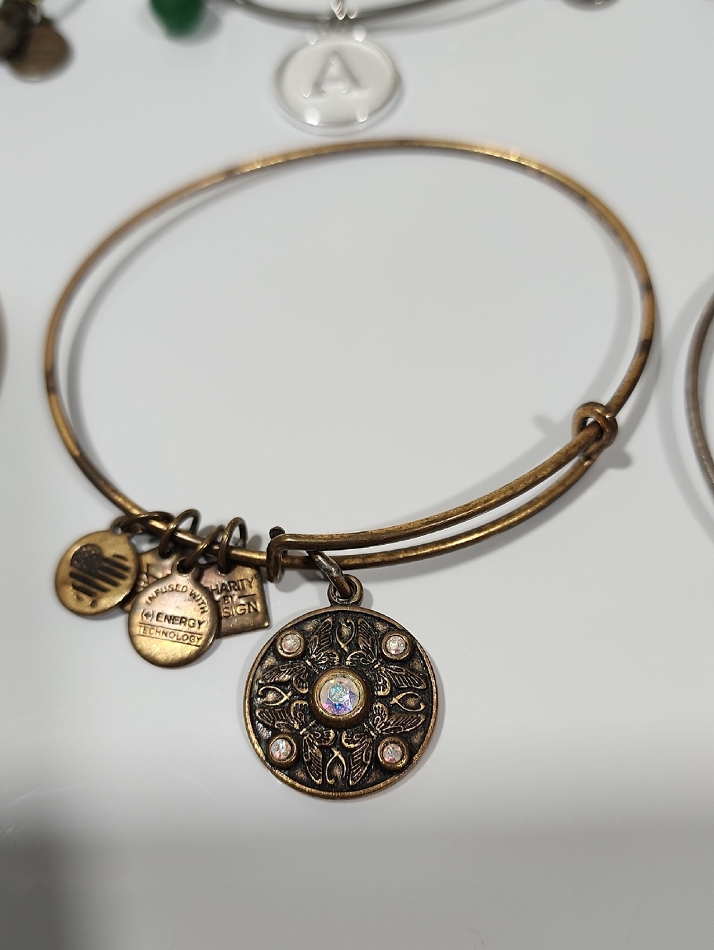 9 Alex & Ani Bracelets, 1 Love This Life Bracelet. - Picture 12 of 16